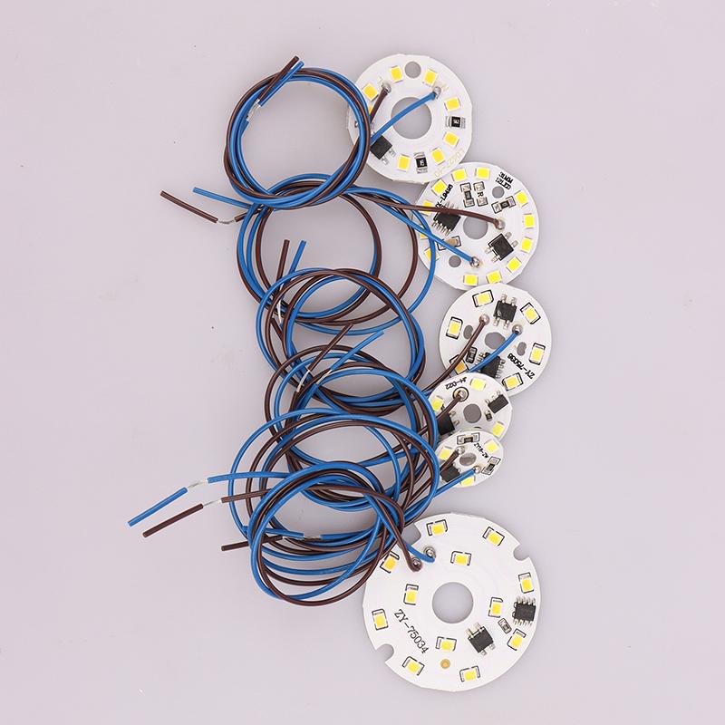 2W 3W 6W AC 220V Circular Pendant Light Renovation Patch Cold Warm White Lamp Beads For Bulb No Need Driver LED Chip