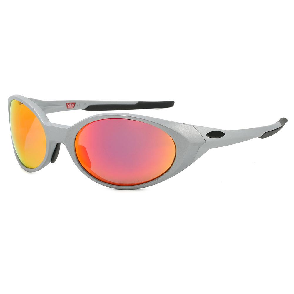 New outdoor sports cycling nylon polarized sunglasses for men and women, trendy retro travel and driving sunglasses9438