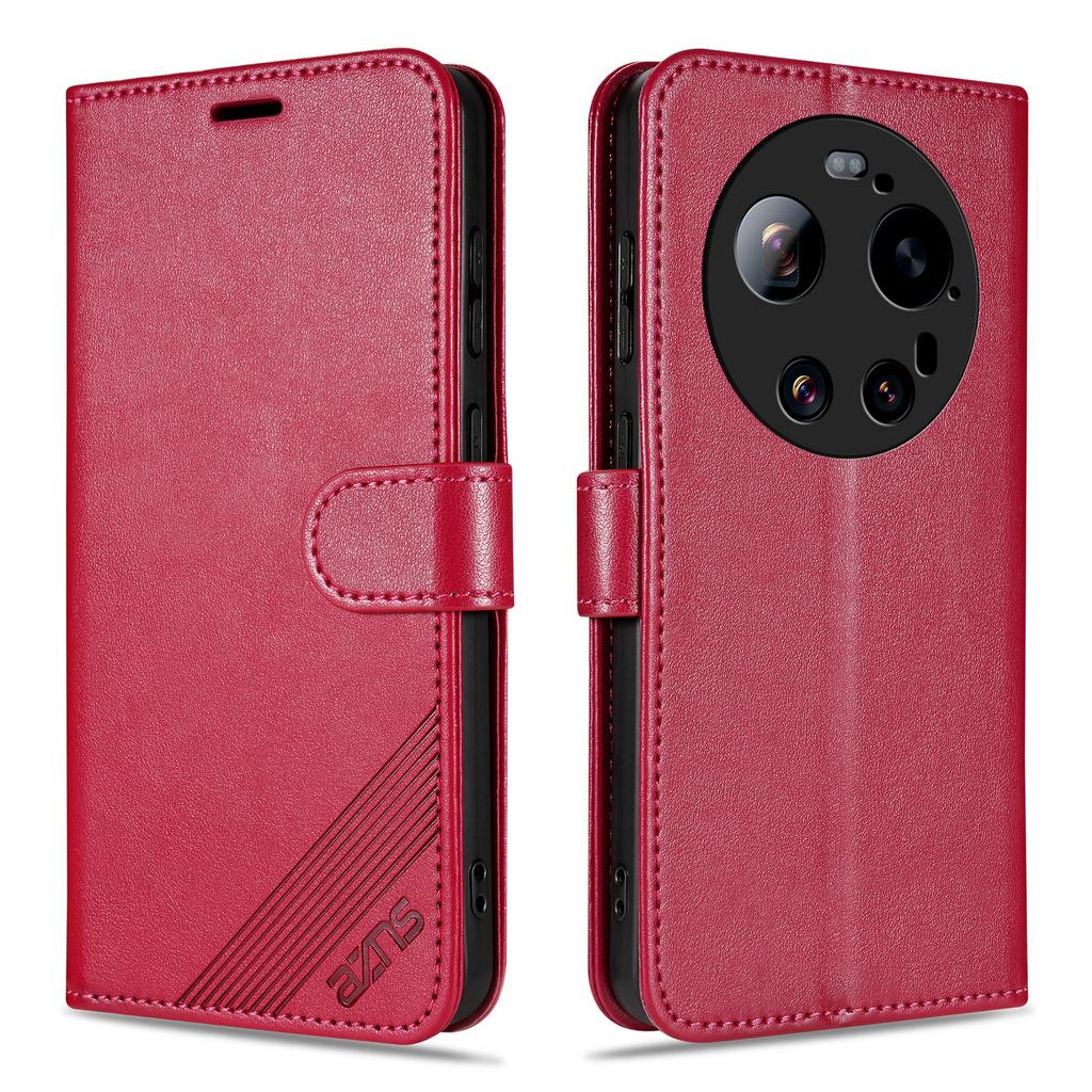 AZNS Для Xiaomi 17 Ultra 5G Чехол Антицарапина Кожа PU Подставка Кошелек Чехол для Телефона