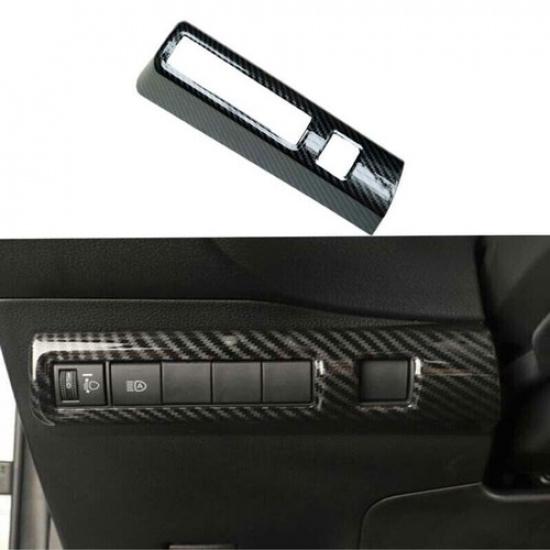 For Toyota Corolla Trim - Headlight Switch Control Frame Carbon Fiber