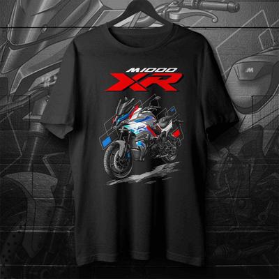 Классическая немецкая мотоциклетная футболка M1000XR для спортивных байкеров 100% хлопок, круглый вырез, короткий рукав, летняя повседневная мужская футболка, размеры S-3XL