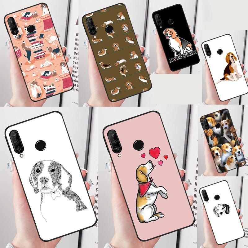 Мультяшная собака Бигль Для Huawei Nova 12s 11i 12i 10 9 SE 5T Y91 Y90 Y60 Y70 Y72 Y61 P20 P40 P30 Lite P60 Pro Чехол