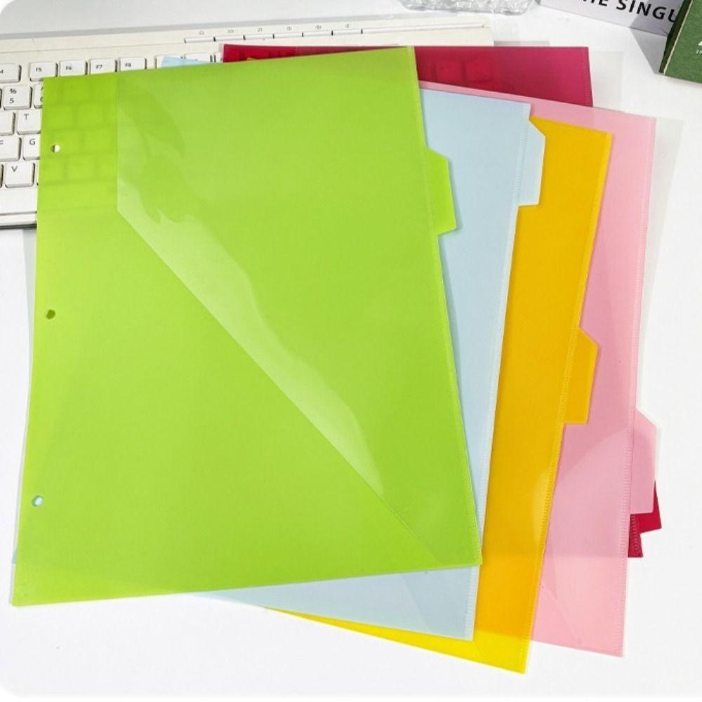 5 шт. цветных этикеток, папок с индексными страницами, органайзеров для документов, разделителей, карманов для папки с 3 кольцами