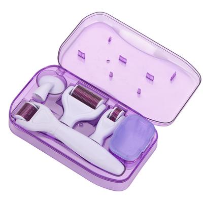 6 в 1 дермароллер 12 300 720 1200 микроигл для лица, тела, кожи, красоты, лечения рубцов