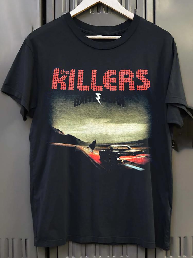 The Killers band US Tour Shirt 2012 Cotton Black All Size Shirt LLL311 Unisex T-Shirt
