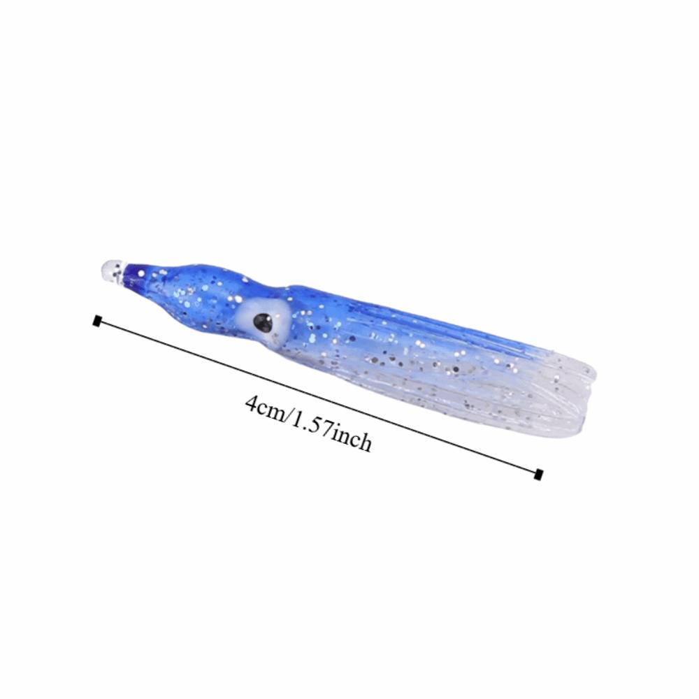 50PCS Mixed Color Octopus Fishing Lures Multiple sizes Sea Fishing Lures Trolling Fishing