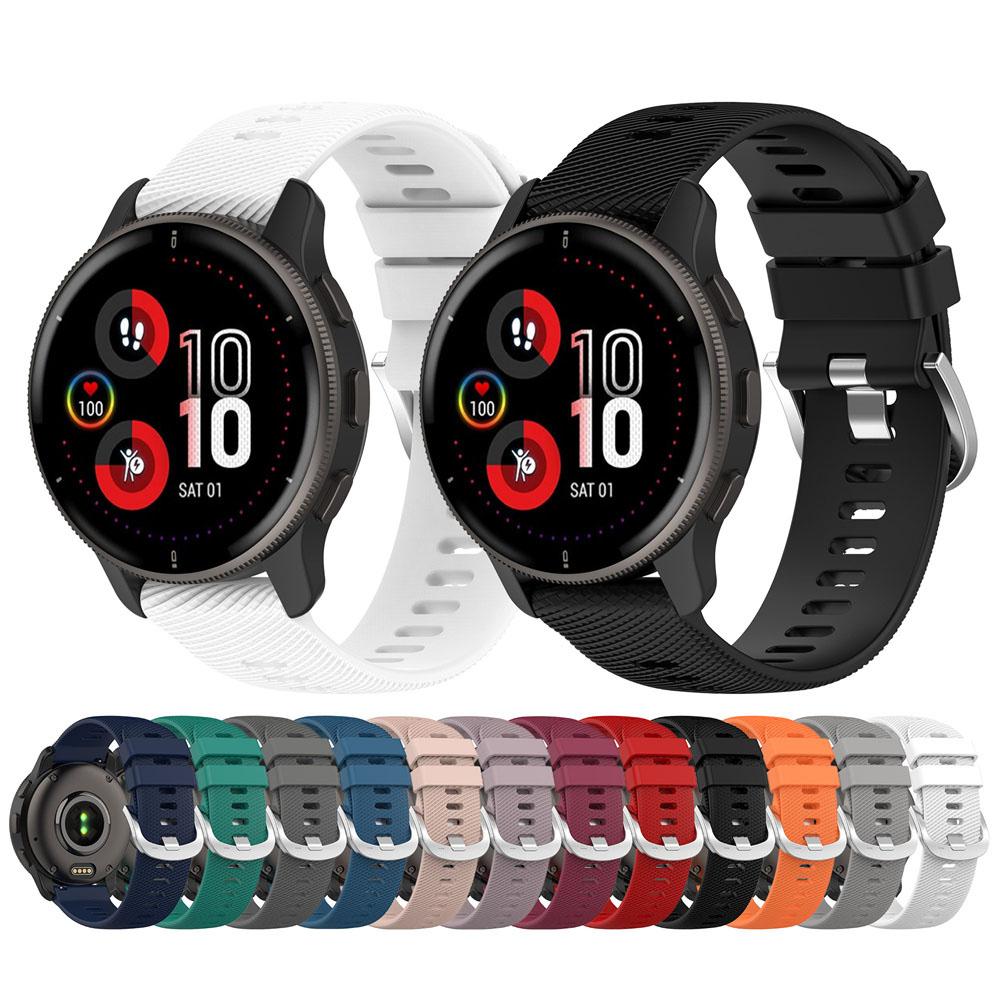 New High Quality Silicone Strap For Garmin Venu 2 Plus Smartwatch 20mm Wide Strap Samsung Galaxy Watch 5 Replacement Bracelet
