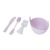 Facial Mask Mixing Bowl Soft Reusable Silicone Face Mud Mask Mixing Bowl with Spoon for Beauty Salon