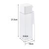 Yamazaki Tower Condiment Bottle with X D10 X Easy Disassembles for 1517 Lid, White, W6.6 H21.5cm, Refillable, Open/Close, Washing,