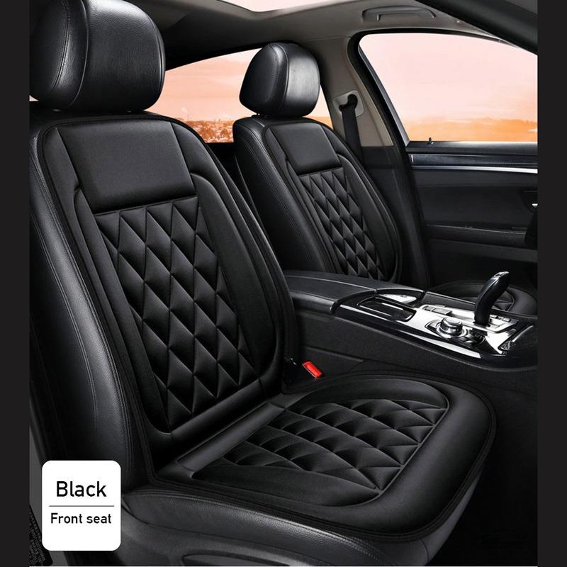 Winter Car Heating Cushion Car Electric Heating Plush Seat Cushion 12V Universal Heating Warm