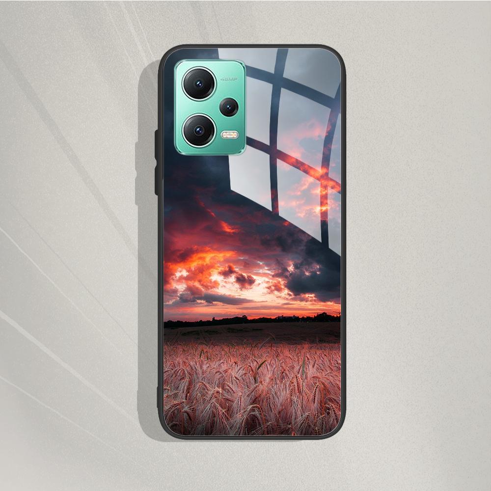 Закаленное Стекло Чехол для Телефона Для Xiaomi Poco X5 Pro 5G Задняя Крышка Для Xiomi Poco X5 Pro X5pro Coque Силиконовые Защитные Чехлы для Телефона