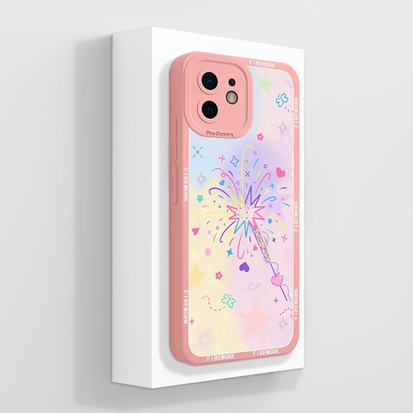 Для iPhone 12 11 XR 6 7 8 Plus Mini Pro Max Чехлы для телефонов Милые плюшевые узоры с кроликами Жидкий силикон Пылезащитная защита Мягкая задняя крышка Для чехла iPhone