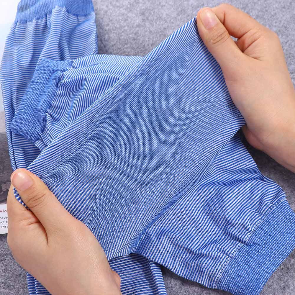 Sun Protection Long Sleeves For Men Arm Cover Cooling Sleeves Arm Warmer Striped Arm Sleeves