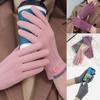 Women Winter Thick Plush Gloves Fashion Warm Suede Outdoor Guantes Lady Touchscreen Driving Gloves Sports Cycling Mittens