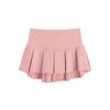Invisible Zipper Short Pleated Skirt Women's Summer New Thin A-word Short Skirt Sports Anti-light Skirt