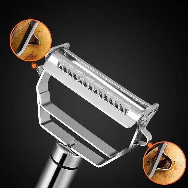 Efficient Kitchen Peeler and Grater Multifunctional Stainless Steel Tool for Hassle-Free Food Prep