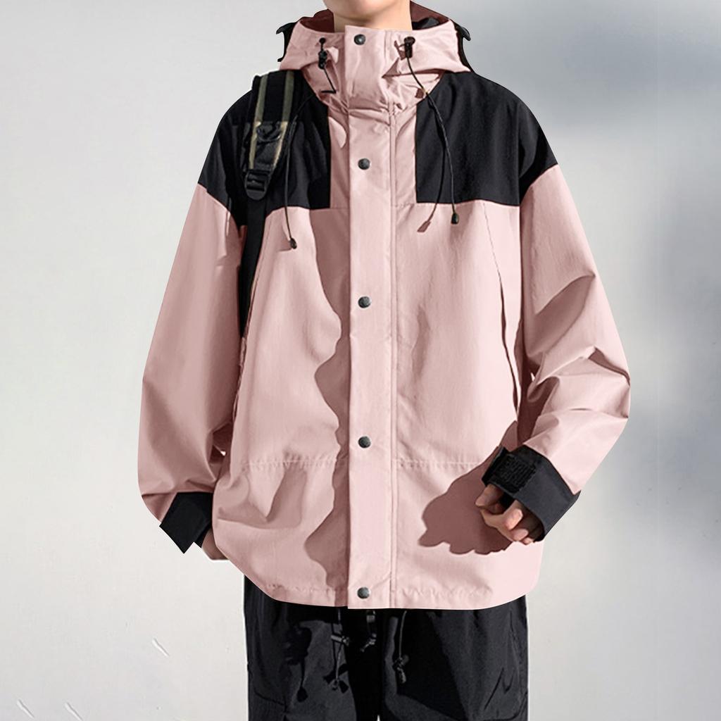 Men's Colorblock Jacket Casual Sports Fashion Outdoor Mountaineering Couple Jacket