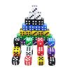 12mm Acrylic Rounded Dice for KTV, Bar, Home, Sieve & Mahjong Games