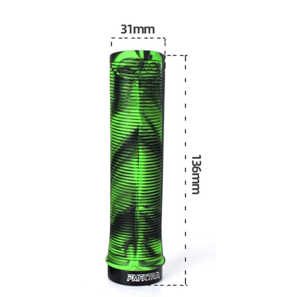 Handlebar Grip Set, Nonslip, Shockabsorbing, Aluminum Alloy, Lightweight, Ergonomic Design, Hand