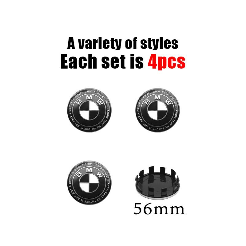 4Pcs 56MM/60MM/68MM Car Styling Wheel Center Cap Hub Cover Badge Accessories For BMW G30 G32 G01 G26 G23 G05 G06 G07 G22 F40 G02