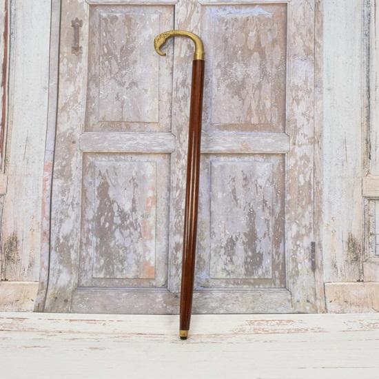 Трость для ходьбы из латуни в форме головы слона 93,98 см, деревянная и латунная трость для ходьбы, подарок дедушке