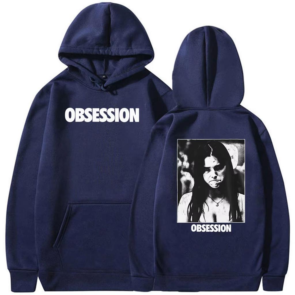 2026 Hot Sale Obsession Horror Pullover Hoodie Y2K Men Women Harajuku Hip Hop Punk Sweatshirt Perfect for Commute & Loungewear