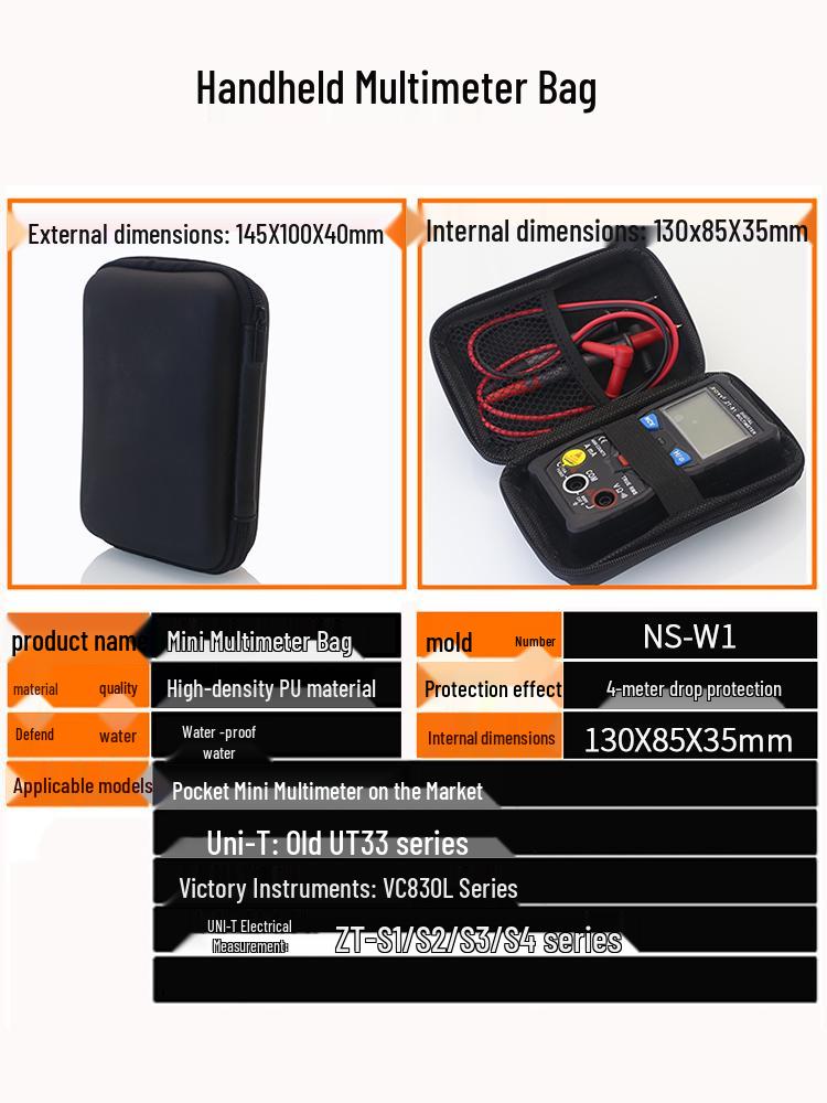 Универсальная портативная сумка-набор инструментов для мультиметра