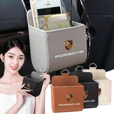 Автомобильный ящик для хранения на воздуховоде, органайзер для телефона и очков, автомобильные товары для Boxster Cayenne Panamera Macan Cayman 911 918 996 917 991