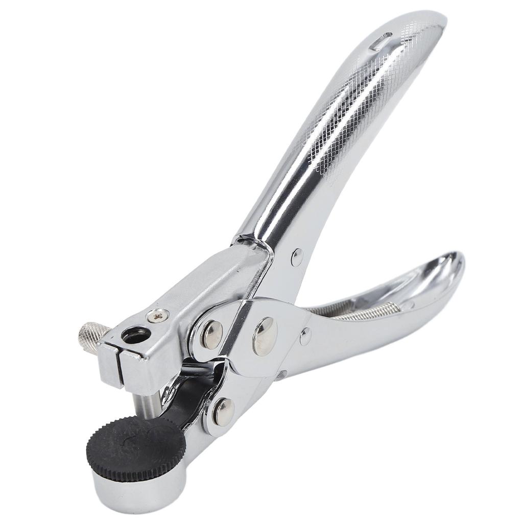 Дырокол из хромированного металла диаметром 0,28 дюйма, экономящий усилия, высокопрочный дырокол для пластика