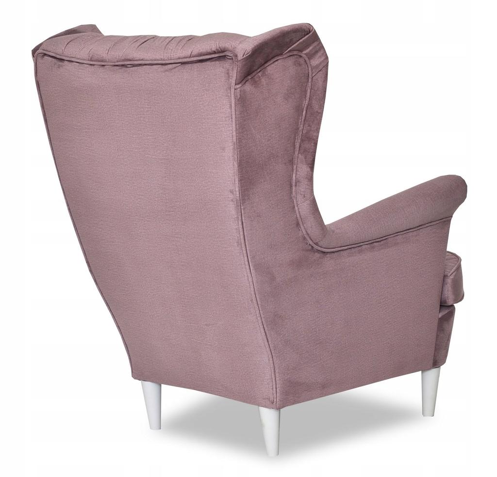 Gaja Scandinavian Family Furniture кресло с подголовником сиренево-розовый салон красоты