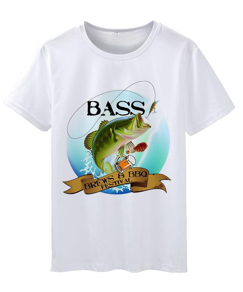 New Fishing Tshirt 2026 Summer New European Tide Printed Shortsleeved Tshirt Unisexs and Womens Sea Fishing Tshirt