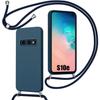 Protective Case - BOOLING - Samsung Galaxy S10e - Shockproof - Adjustable Cord - Dark Blue