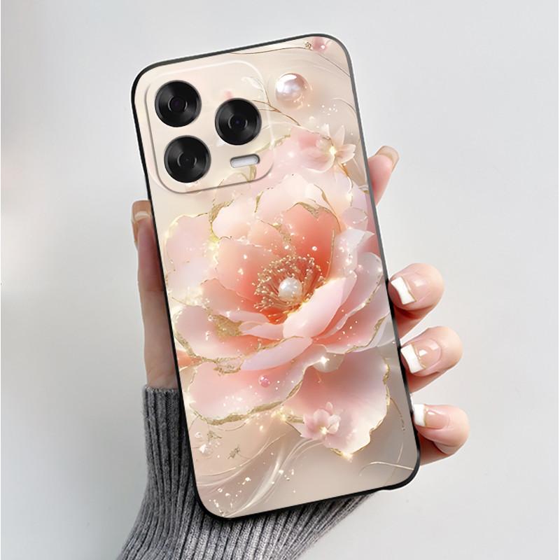Printing Case For ZTE Blade V70 Vita Fundas For ZTE Nubia V70 Design Capa Soft Silicone Black Shell Cover Cute Flower Case Coque