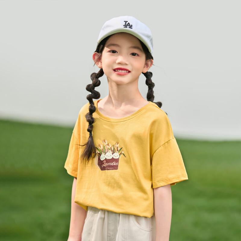 Xiaoyinman Girls' Summer Short-Sleeve T-Shirt