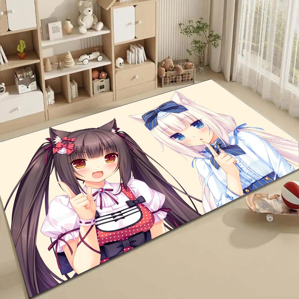 1 шт. Впитывающие коврики для ванной Nekopara, Противоскользящие коврики, Товары для домашнего декора, Ковры, Коврики для пола для дома, кухни
