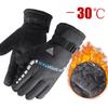 Waterproof Winter Warm Skiing Gloves Anti-slip Thickness Camping Sports Thermal Gloves for Men Women Traveling Cycling Gloves.