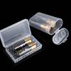 Battery Plastic Transparent Battery Holder Battery Storage Boxes Battery Box Batteries Container