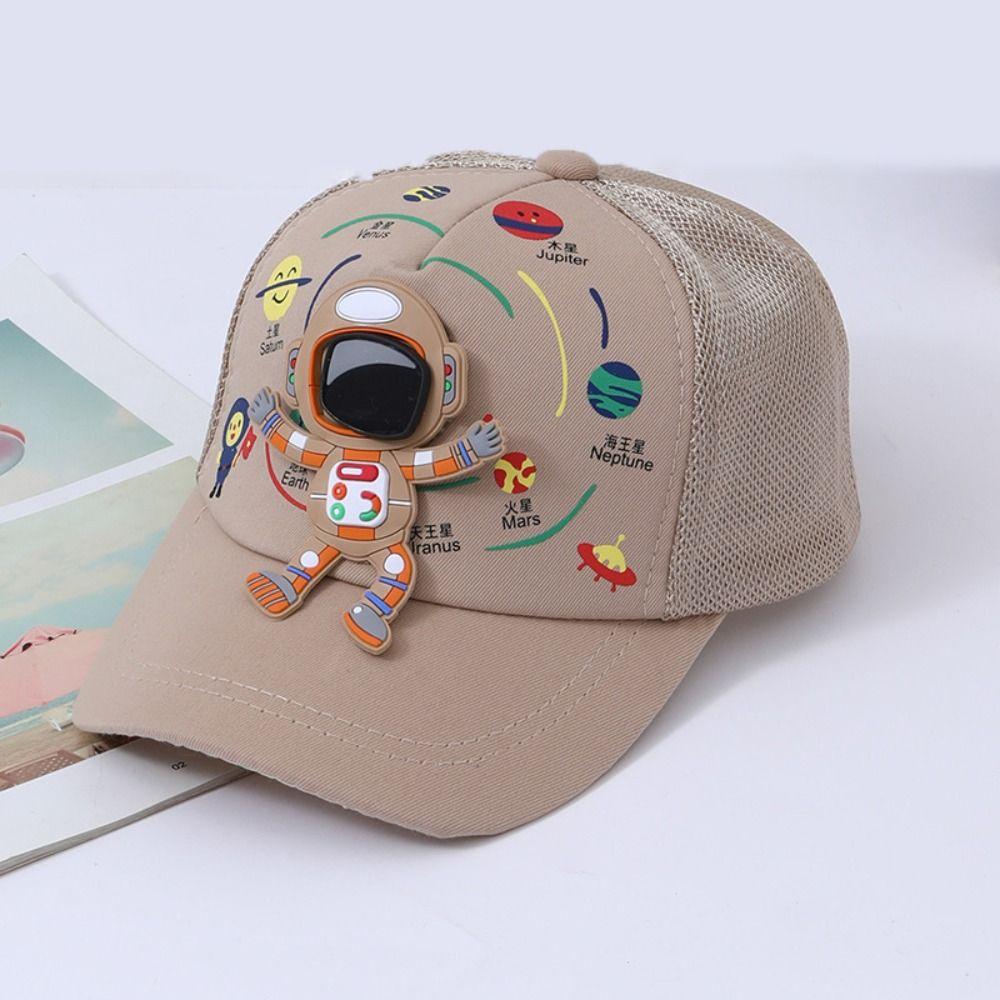 Детская бейсболка с рисунком космонавта и принтом планеты, детские бейсболки, милая шляпа от солнца для мальчиков и девочек
