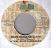 7inch Record MICHAEL ROSE & ASSASSIN - More Peace On Earth NONE John John Recor 2009 Jamaica Reggae, Ska & Dub Used