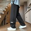 Весенне-осенние новые повседневные брюки, студенческие универсальные свободные брюки с широкими штанинами, длинные брюки, мужские повседневные брюки