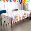 Маслостойкие одноразовые скатерти из полиэтилена Водонепроницаемые скатерти с рисунками из мультфильмов Скатерти на день рождения Украшения на день рождения Товары для вечеринок