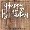 10PCS Happy Birthday Cake Topper Acrylic Letter Cake Topper Party Supplies Happy Birthday Cake Decorations