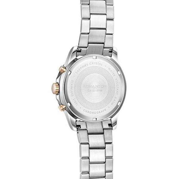 Romanson Мужские металлические часы D'Arbonne RWCAHM1B1800WHSI0 + подарочный пакет