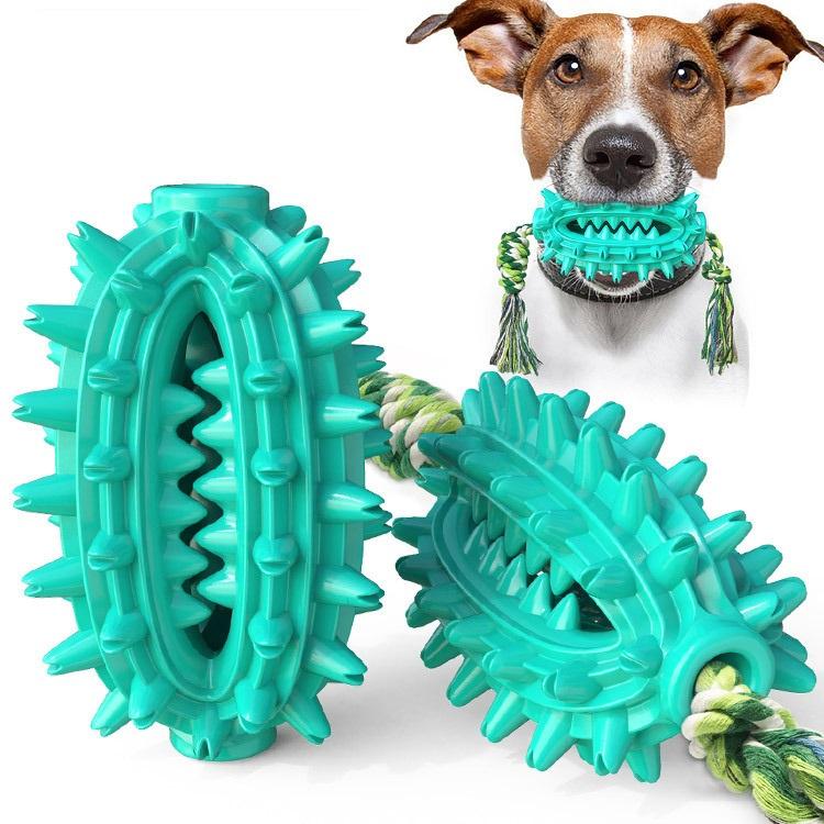 Dropshipping Puppy Interactive & Movement Toy Rubber Dog Chew Stick with Toothbrush Design