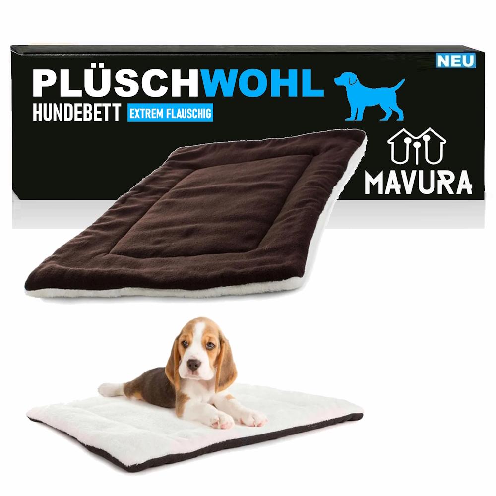 PLÜSCHWOHL Dog Bed Dog Cushion Plush Mat Pet Bed Dog Sofa Cat Bed