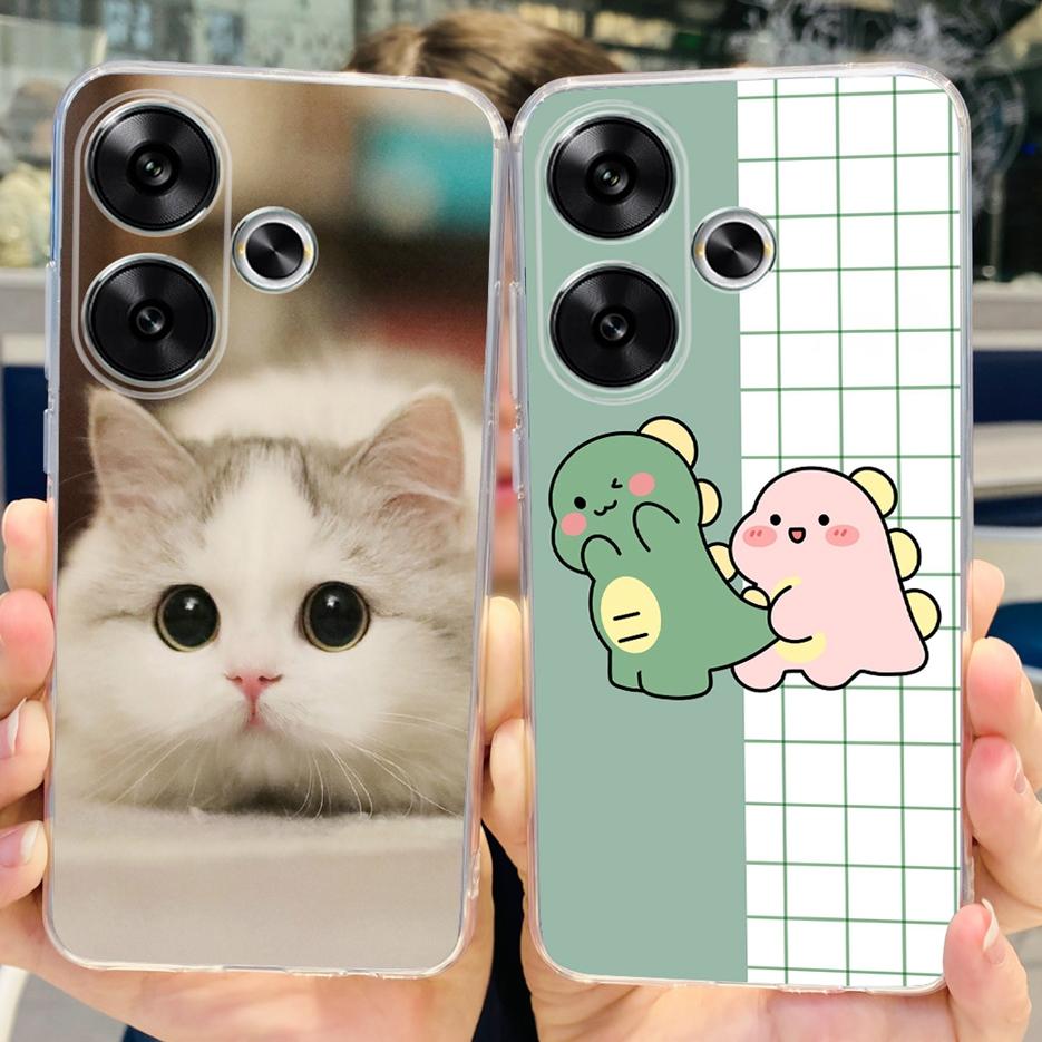 For Xiaomi Poco F6 Case Redmi Turbo3 New Fashion Painted Cover Soft Slim Phone Cases For Xiaomi Redmi Turbo 3 Poco F6 F 6 Bumper