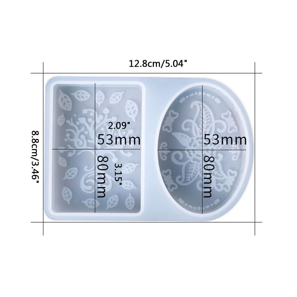 Мыло с западным этническим узором, УФ-кристаллическая форма для эпоксидной смолы, пластырь для свечей, форма «сделай сам»