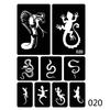 Drawing Temporary Girl Hand Art Paste New Body Stencil Template Hollow Henna Tattoo 40 Style
