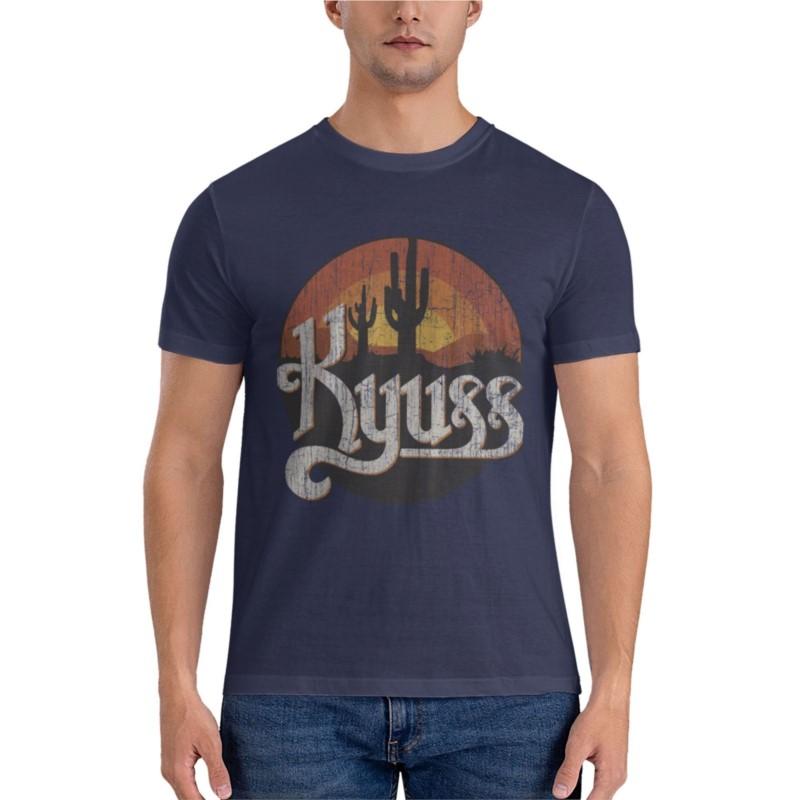 Kyuss Sunset 1987 Графическая футболка мужские футболки для тренировок Короткая футболка индивидуальные футболки создай свой дизайн