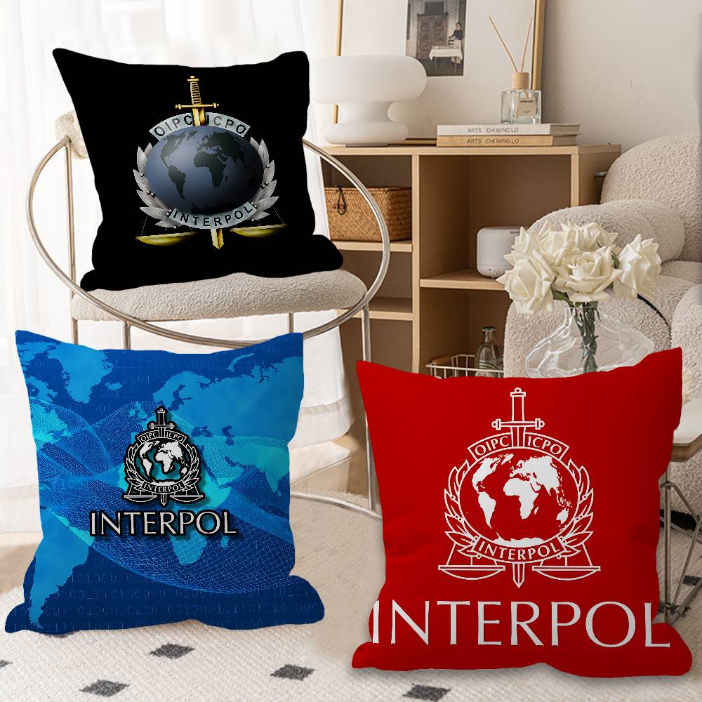 IInterpols LOGO Pillowcase Toon Gift Cushion Cover Bedroom Home Sofa Chair Seat Decor Pillow Case